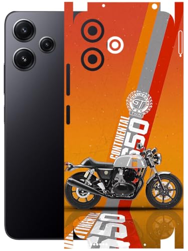 Image of AtOdds - Full Body Back Screen Guard Protector Film - Lamination Wrap Skin Sticker Compatible with Poco M6 PRO (5G) | Scratchproof Matte Finish (Bullet)
