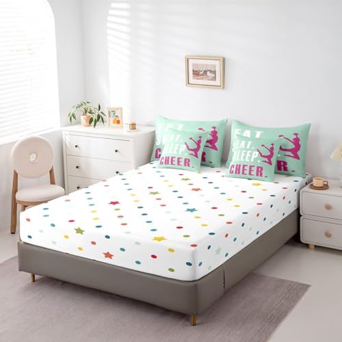 Image of Feelyou Cheer Comforter Set King Size 7 Piece for Kids Teens