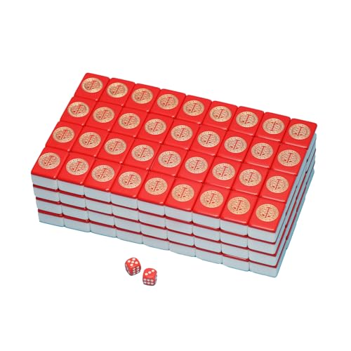 Set Extra Grande Mah Jong Chino Patrón Doble Felicidad miniatura 2