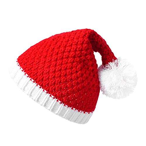 DUHGBNE Kindermütze Winter Beanie Hut Strickmütze für Herren Warm Baby Wintermütze Feinstrick Mütze doppelt gestrickt Warme Weiche Kappe Kopfbedeckung weiche Strickmütze Warmer