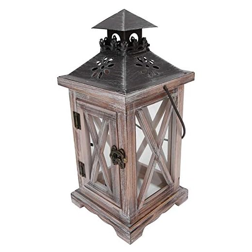 Ljusstake, fyrljusstake Unik design Craft Craft House Desk Ornament Lätt att tända för dekoration för bröllop(28 * 12,5 * 12,5 cm)