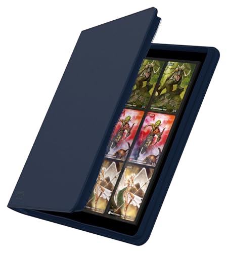Image of Ultimate Guard Zipfolio 480 - 24 Pocket XenoSkin (Quadrow) Blue