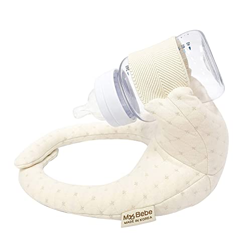 Image of My Bebe Baby Self Feeding Cushion, Baby Self Feeding Pillow, Breast Feeding Pillow, Baby Feeding Bottle Holder