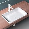 Mai-Mai-Lavabo-sobre-Encimera-Rectangular-Blanco-Lavabo-de-Bano-53X33X105cm-Lavabo-de-Mano-con-Tapa-de-Desague-Col104