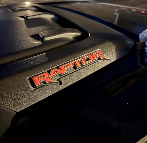 Hood Cowling Emblem Inserts - Compatible with 2021-2024 Ford F-150/Bronco Raptor