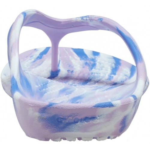 Image of Crocs Kadeeiimarbledflip Lav /MltFlip Flop (5 UK Women (W7), Lavender
