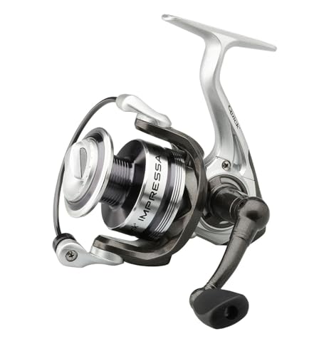 DAM Moulinet de pêche Quick Impressa 3 - Moulinet avec 2+1 roulements à billes en acier au carbone (2500 FD)
