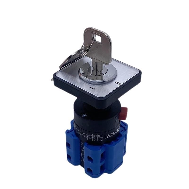 -32F Off-ON Lock Key Three-Phase Power Cut-Off Main Control Wire On-Off Universal 32A Cam Rotary Switch 380V