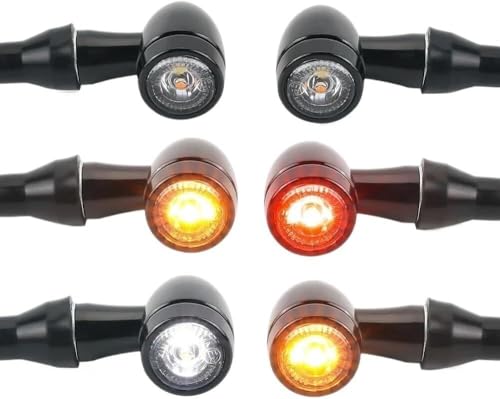 Clignotant LED Moto 8mm E32 Feu Stop Arrière Pour Bobber Chopper - 5