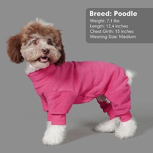 Pijama térmico para perros cyeollo color fucsia miniatura 4