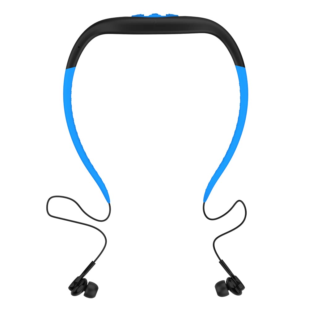 Lettore musicale impermeabile Mp3, 8 GB di memoria, Hi-Fi Stero, radio FM, auricolare Bluetooth per nuoto, surf, corsa, sport (giallo)