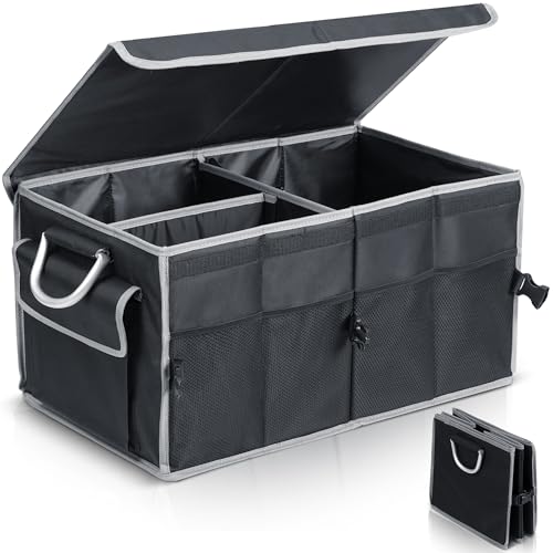 Organiseur de valise pliable et grand sac de coffre voiture stable 58 cm
