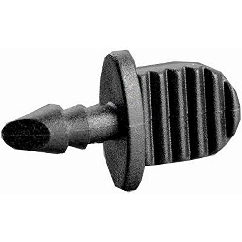 2 Pack (50 Total Fittings) Orbit 1/4 Inch Drip Barbed End Plug for Drip Irrigation Tubing - 25 Pack