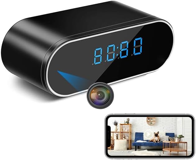 Mini cámara 1080P HD inalámbrica de seguridad para interiores con control de aplicación, pequeña cámara con detección de movimiento, visión