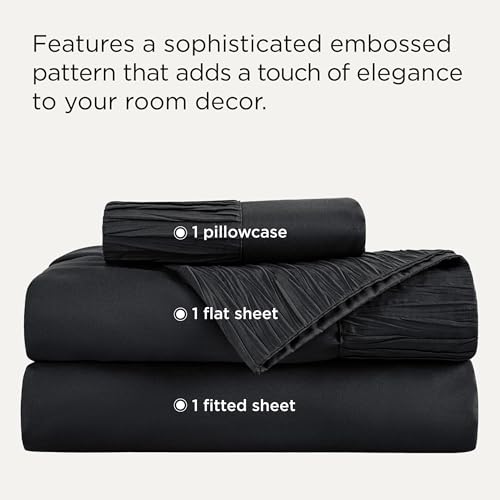 Image of Bedsure Twin Sheets Set - 3 Pieces Soft, Breathable, Cooling Bed Sheets | Easy Care, Deep Pocket, Fade Resistant, Shrink Resistant, Sturdiness, Lightweight, for Spa, Hotel, Guest Bedroom