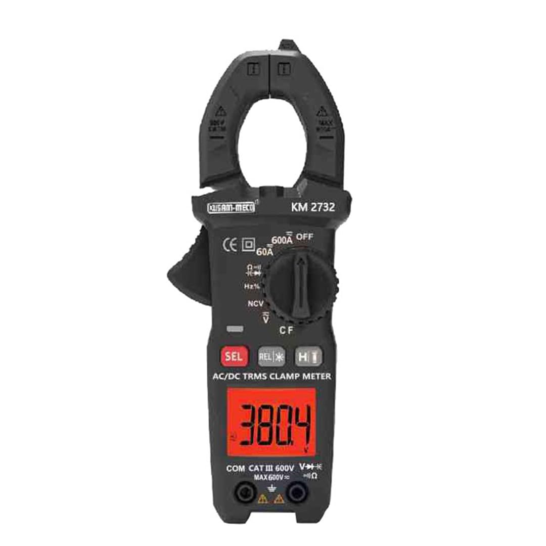 KUSAM-MECO 600A AC/DC TRMS Digital Clampmeter KM 2732 | Full Range Overload Protection |Easy To Operate| 1 Year Warranty (B0D6GNGK6Z) Amazon Price History, Amazon Price Tracker