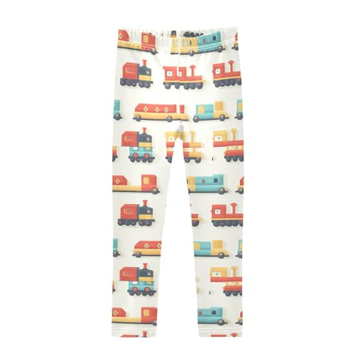 Girls Leggings Train Toy Toddler Girls Clothes Leggings for Girls Toddler Girls Leggings 3-4T