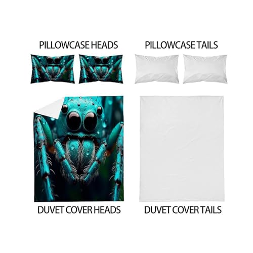 Parure de lit Araignée 260x220cm pour décorer une chambre de garçon moderne