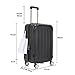 RAYKONG Maleta de Viaje Medianas Expandible ABS 66x43x26cm -28 Imagen de RAYKONG Maleta de Viaje Medianas Expandible ABS 66x43x26cm -28
