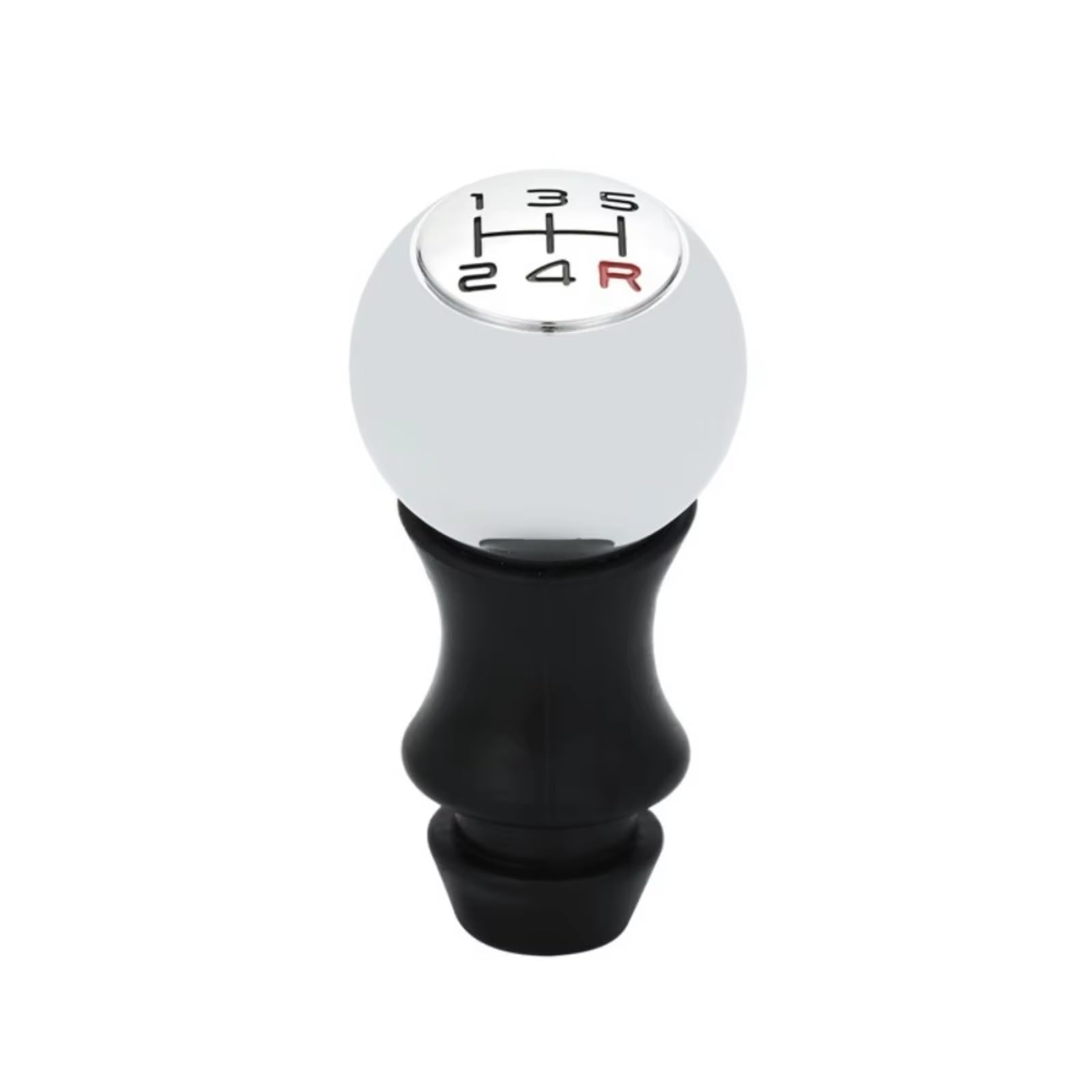 Mrcbroueo One Color Car Gear Shift Lever Compatible With Peugeot 106 206 306 406 107 207 307 407 301 308 2008 3008 5 For Speed Alloy Mt Gear Shift Knob Car(Matt Red Font)