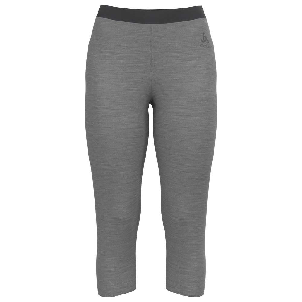 Odlo Women Functional underwear 3/4 pants MERINO 200, odlo steel grey melange, L