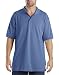 Dickies Men's Short Sleeve Pique Polo, Light Blue, X-Large