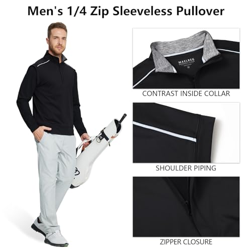 M MAELREG 1/4 Zip Golf Vest