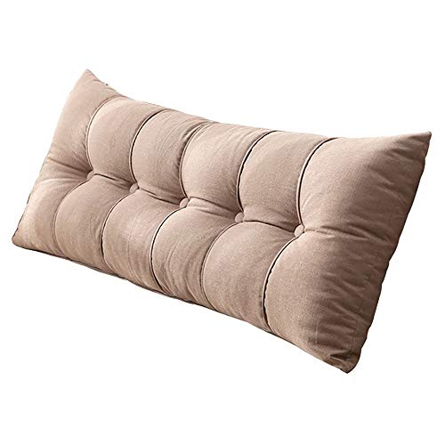 FYMDHB886 Linen Bedside Large Cushion Sofa Long Backrest Bay Window Lumbar Pillow Tatami Soft Bag Detachable Washable