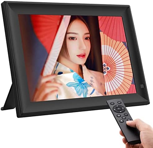 10.1インチ 広視野角デジタルフォトフレーム 低消費電力設計 画面解像度1280×800 IPS 全視野角/写真・動画対応 ミュージックカレンダー機能付き【贈り物第一候補】