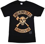 Changes The Walking Dead Survivor Mens Black Tee (Small)