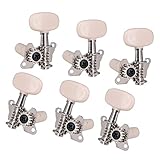 Estas clavijas de afinación de guitarra son un excelente reemplazo para las clavijas de afinación viejas y rotas y son adecuadas para casi todas las guitarras acústicas y eléctricas.