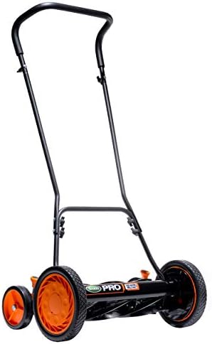 Scotts 18-Inch 7-Blade Push Manual Reel Lawn Mower & American Lawn Mower Co. SK-2 Reel Lawn Mower Hand Sharpener for Great States, American Lawn Mower, Scotts, and Earthwise Reel Mowers, Orange - Thumbnail 4