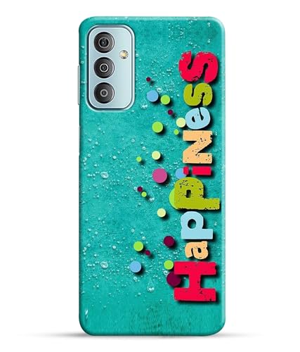 Image of Happiness Happy Printed Hard Back Case Cover Compatible for Samsung Galaxy F23 5G | Samsung M23 5G (Multicolor) - D1670