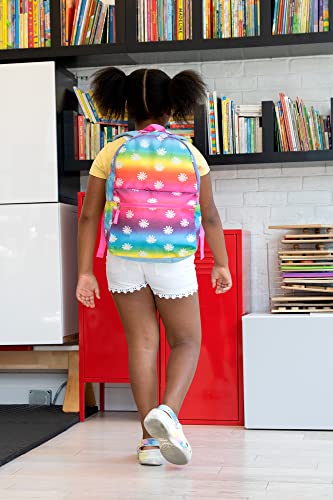 Trail Maker Girls' All Over Printed Backpack 17 Inch Backpack For Girls With Padded Straps (Delightful Daisies) #TOP4