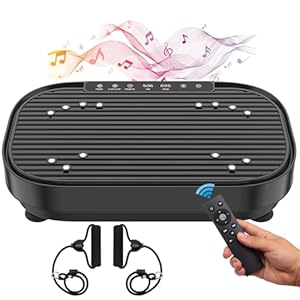 Whole Body Vibration Plate Exercise Machine for Rapid Fat Burning, Muscle Toning & Lymphatic Drainage – Ideal Women’s Workout Equipment for Weight Loss & Home Fitness