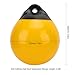 Ldafava Boat Mooring Buoys High Durability Inflatable Anti Collision Buoy Ball Superior Guard for Yachts Docks Fishing Boats PVC Black Head Yellow 3.8mm Thick (A30 Model 300mmx350mm/ 11.8in X 13.8in)