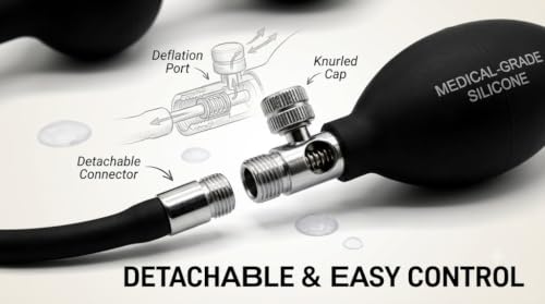 BDSM Premium Inflatable Anal Expansion Kit with Detachable Pump - Image 5