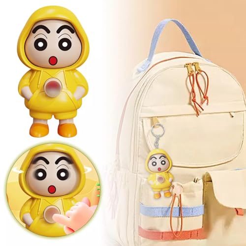 Image of Toy Face Changing Doll Key Holder Cartoon Character Keychain for Men Gifts