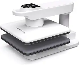 Mimo - Prensa Térmica Automática Pressing Pro 110V – 38x38cm para Sublimação e Transfer em Camisetas, Bolsas e DIY