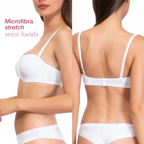 Tirantes extraíbles y microfibra suave SÌèLEI para escotes limpios 2