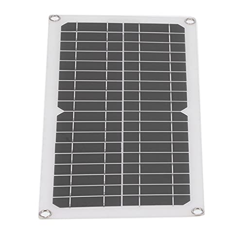 HEEPDD 12V Solar Panel Charger with Crocodilian Clip Wire and Suction Cups - High‑Efficiency Energy Saving and Environmentalfriendly Solar Panel for Car Boat Outdoor Supplies - Suitable