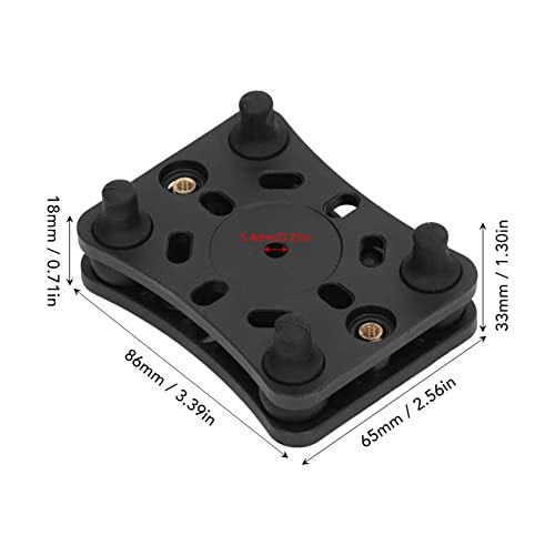 Qiilu Vibration Dampening Motorcycle Phone Mount, Bike Phone Holder Motorcycle Mobile Phone Holder Shock Absorber Phone Bracket Buffer Black For Motorcycle Bike Atv Utv #TOP5