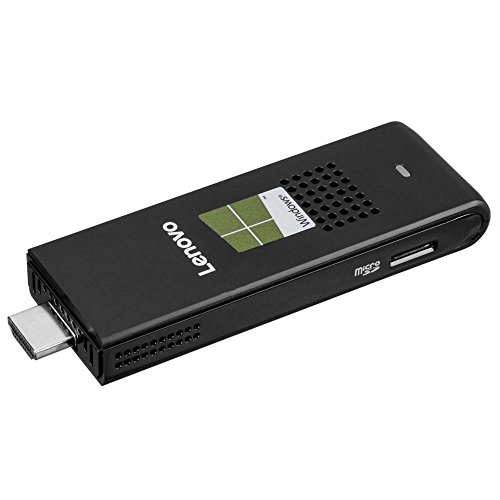 Bild zu Lenovo ideacentre Stick 300 Desktop Stick PC (Intel Atom Z3735F Quad-Core Prozessor, 1,83GHz, 2GB RAM, 32GB HDD, W-LAN, Windows 10) schwarz