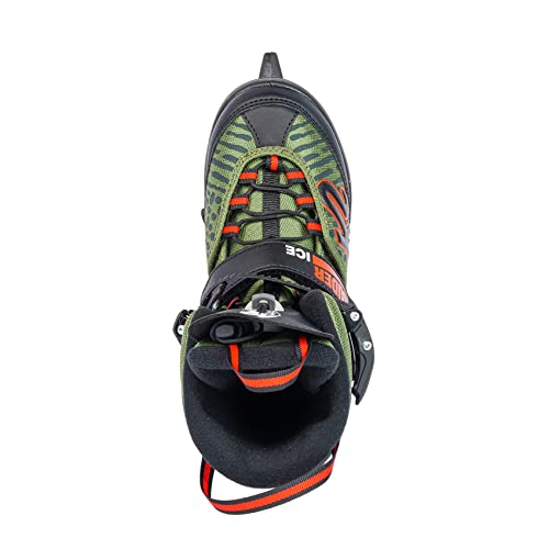 K2 Skates Jungen Schlittschuhe Raider Ice, green - orange, 25G0110.1.1.S – Ansicht 3