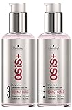 Define los rizos. Schwarzkopf - Gel para el cabello rizado Osis Bouncy Curls, paquete de 2 unidades de 200 ml