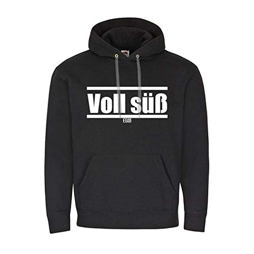 Pull à capuche humour fille Copytec 24157 noir vêtement ado taille M