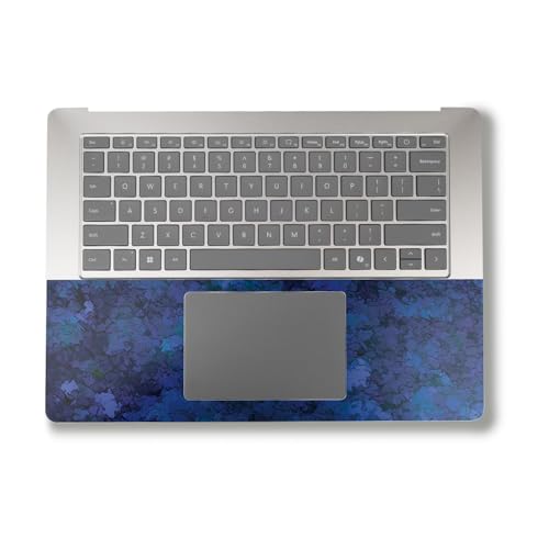 Image of Laptop Skin Compatible with Surface Laptop 7 15 inch (2024) - Blue Ice - Premium 3M Vinyl Protective Wrap Decal Cover - Easy to Apply | Crafted in The USA by MightySkins