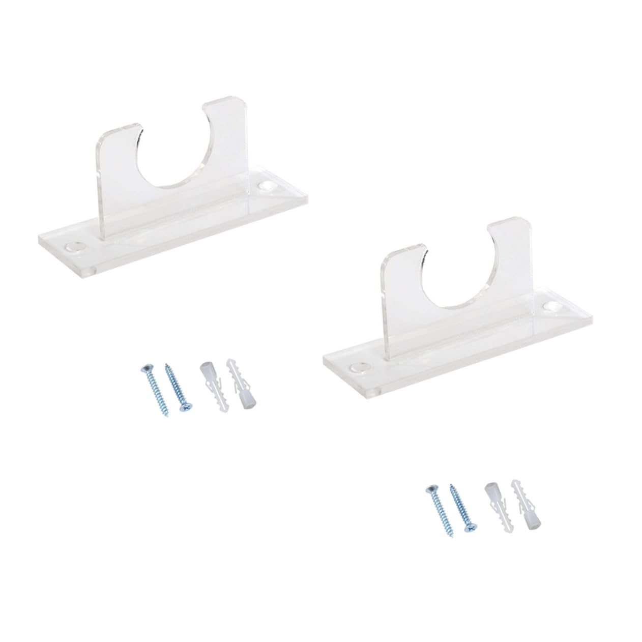 balacoo Acrylic Baseball Bat Holder Wall Softball Bracket Sturdy Bat Display Stand