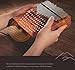 17 Keys Kalimba Thumb Piano, Bottom Hole Sound Chamber, Portable Musical Instrument with Tuning Hammer Cleaning Cloth Storage Case and Song Book, Zambian Rosewood