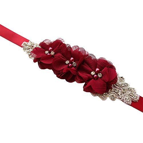 Lauthen.S Bridesmaid and Flower Girls Sash Belt Bridal Wedding Maternity Baby Shower Sash2